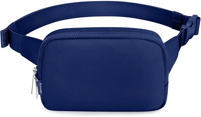 Riñonera 2L correa 55pulg para viajes senderismo ciclismo azul
