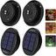 4 Tapas solares impermeables 2.83" para linterna