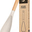 Cuchara silicona mate antiadherente mango madera 11.4pulg