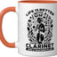 Taza Cerámica para Clarinete Juez Naranja/Blanco