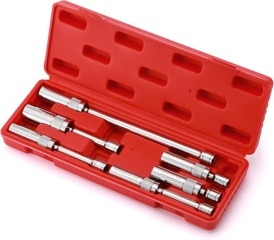 Set 6 Llaves Bujía Magnéticas 3/8" con Vasos 9/16"