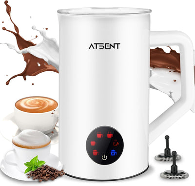 Espumador de leche 6 en 1 con vaporizador eléctrico para café, capuchino y chocolate