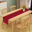 Mesa camino cuadros búfalo rojo y negro 13x72pulg navidad