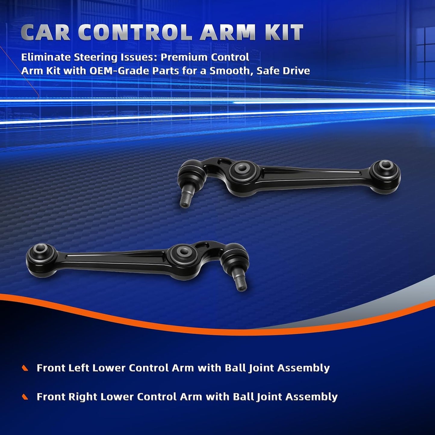 2 Pzas Brazo Control Inferior Delantero Ford Fusion 07-12