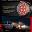 Barra luz lateral Serie V-Ultra 5pulg LED amarillo