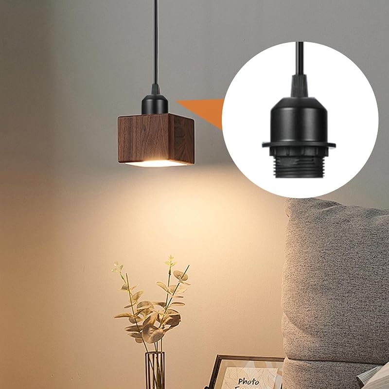 2 Luces Colgantes Vintage E27 Industrial para Cocina Bar