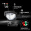Linterna cabeza PRO-400 recargable IPX4 luz ultra brillante
