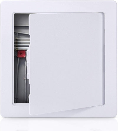 Panel acceso fontanería yeso 8x8pulg plástico blanco