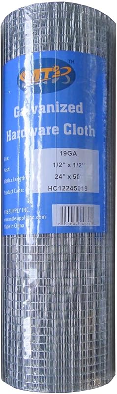 Paño hardware galvanizado 24pulg x50pies 1/2pulg 19ga