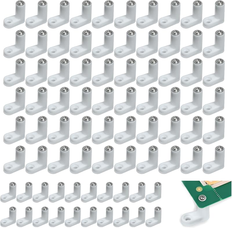 80pies soportes L plástico para placa PCB