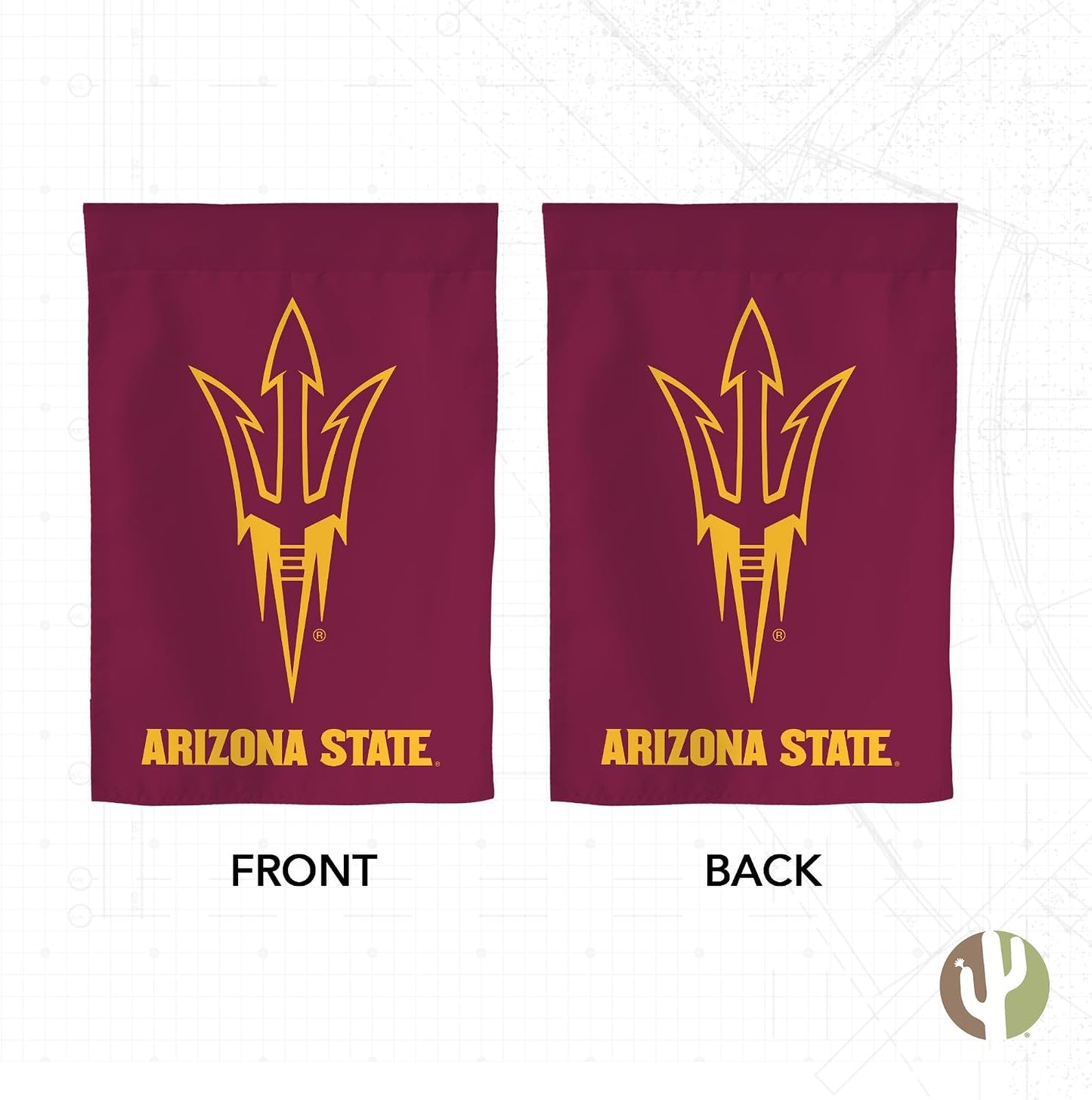 Bandera jardín ASU Sun Devils 19x12pulg exterior