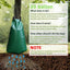 25 Pzas Bolsa Riego Árbol 20gal PVC Cremallera Resistente