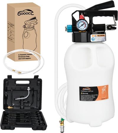 Kit bomba fluido transmisióne 6L con 15 adaptadores 1.6gal