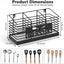 Soporte utensilios cocina 3 compartimentos base diatomeas