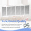Rejilla aire retorno acero 30x10" techo pared