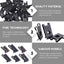 Kit tuercas en U con clip para salpicadero 225 pzas color negro