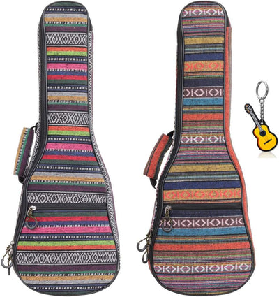 Estuche ukelele esponja impermeable con bolsillo accesorios