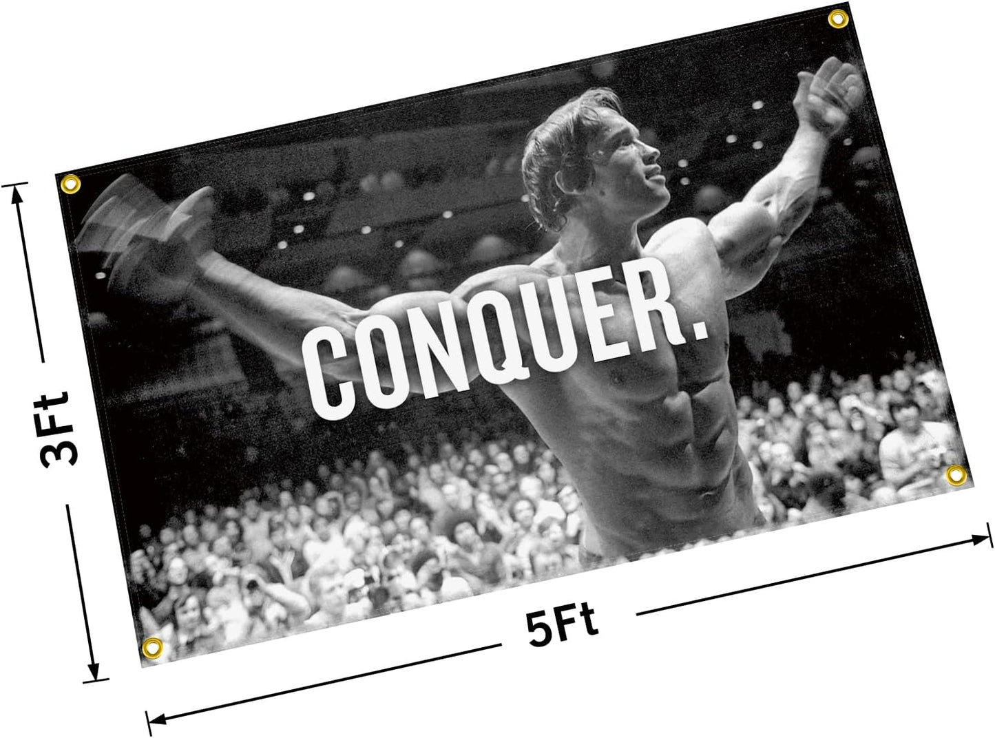 Bandera Arnold Schwarzenegger 3x5ft 4 ojales latón