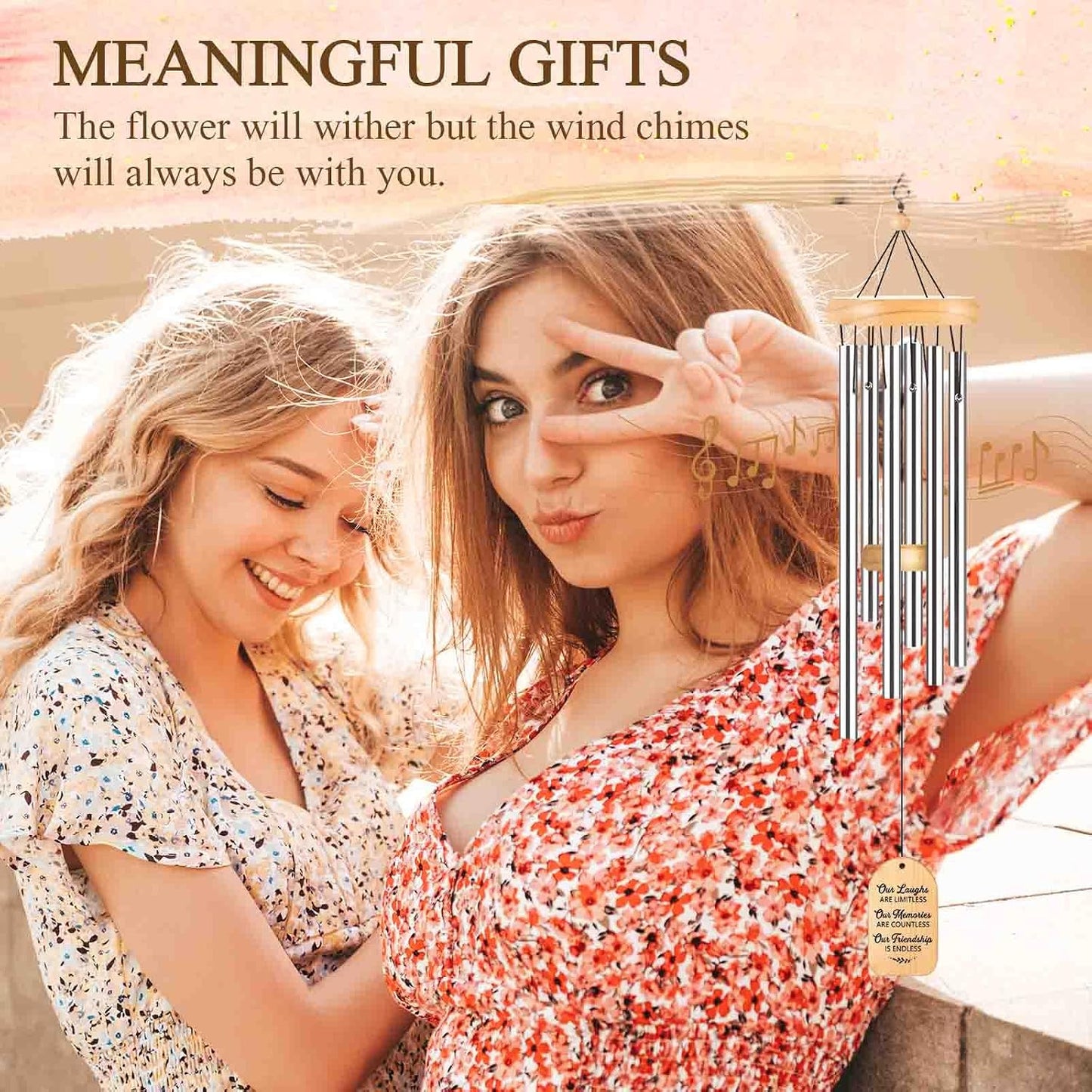 Campanillas de viento regalo amigas mujer 25.5