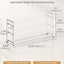 Zapatero expandible 3 niveles 18-33" metal resistente
