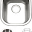 Fregadero cocina acero inox 14pulg con colador y rejilla