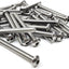Tornillos cabeza botón M5x45 acero inox 304 hexagonal 30uds