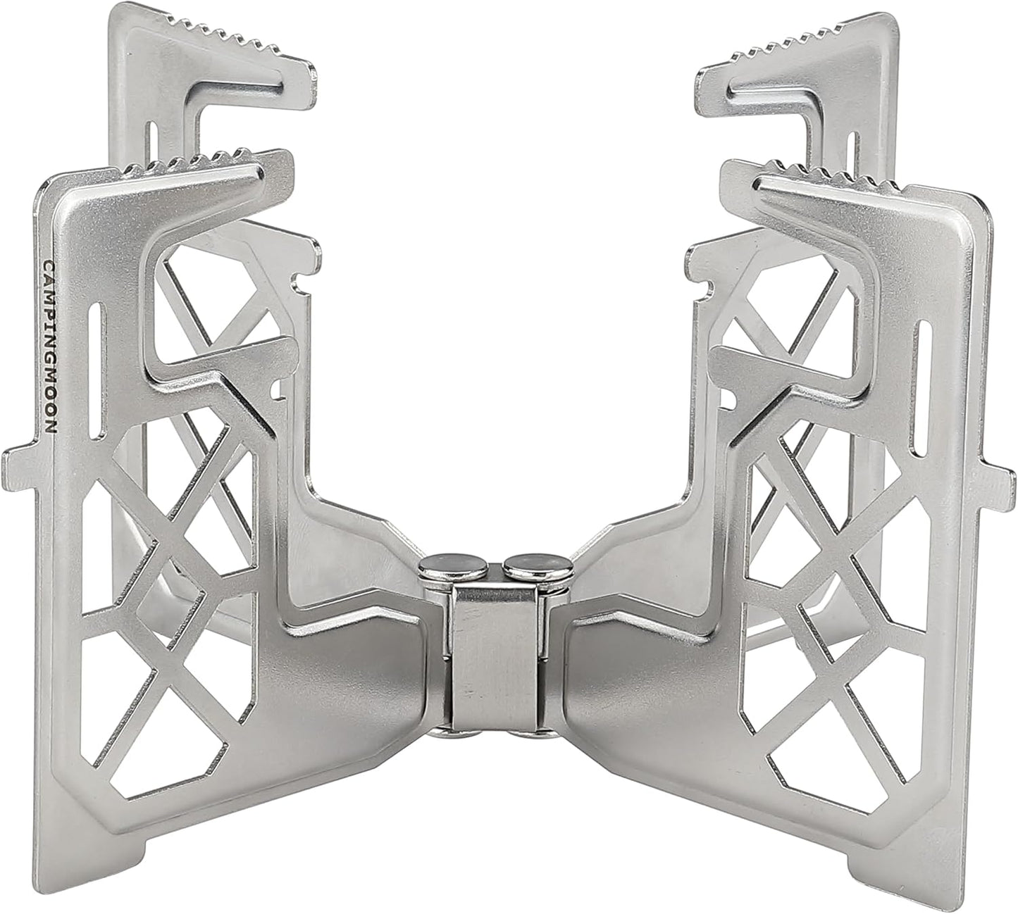 Mini estufa alcohol soporte acero inox para mochilero