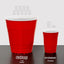Set beber Yard Pong 24 tazas gigantes 4 bolas