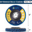 Disco tira carburo silicón 5x7/8 pulg 5uds