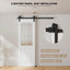 Kit herrajes puerta corrediza granero 5ft riel 30pulg
