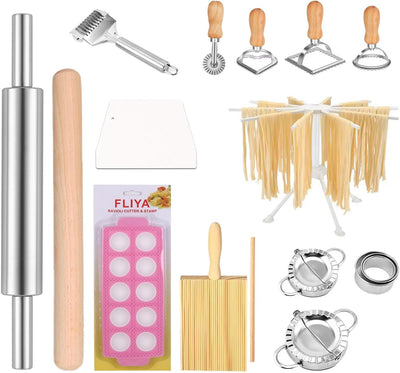 Juego 16 herramientas para hacer pasta acero inox