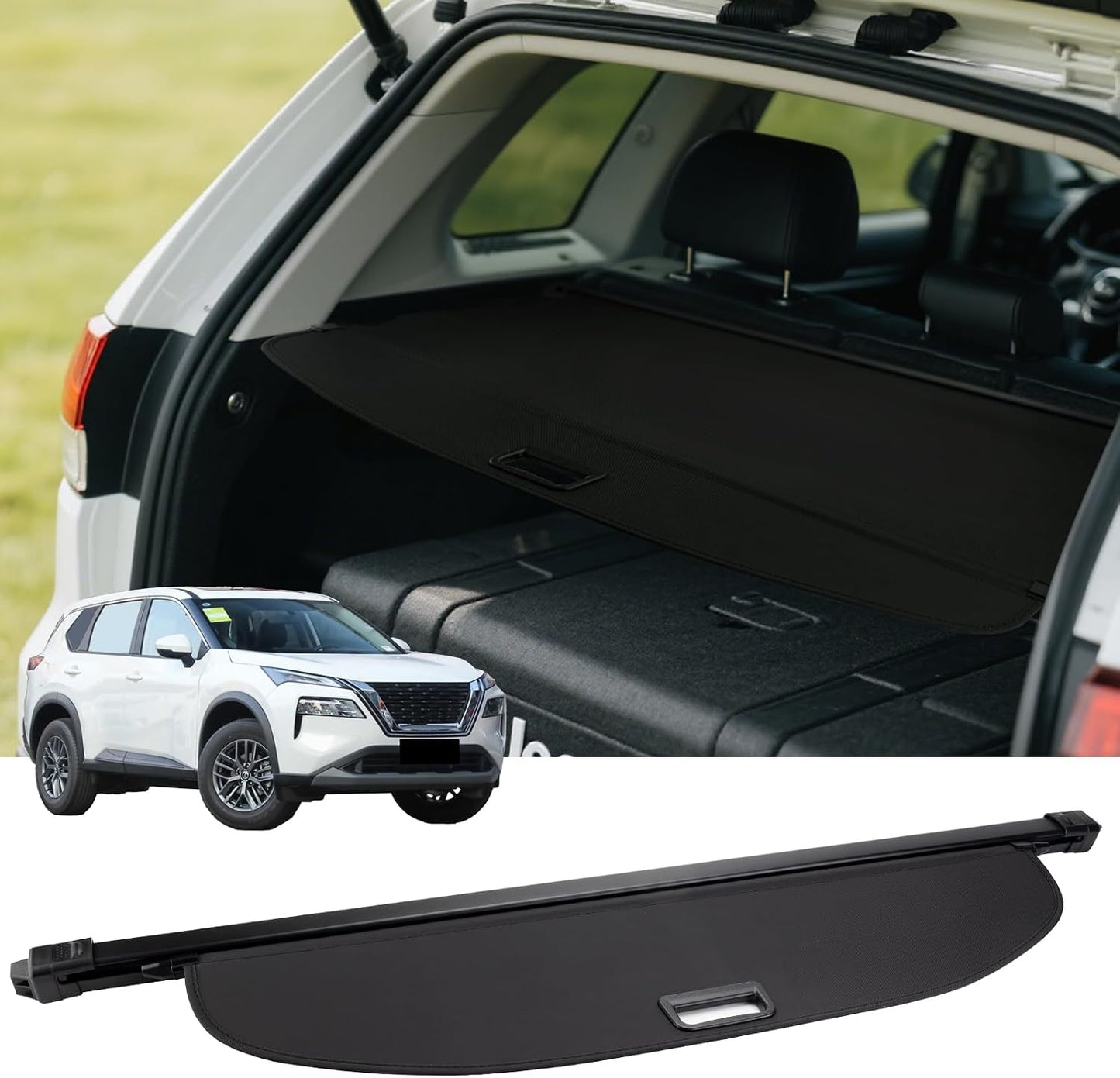 Cubierta maletero Nissan Rogue 2021-26 pantalla privacidad