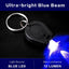 12 Lint. Llavero Luz Azul Ultra Brillante Mini LED