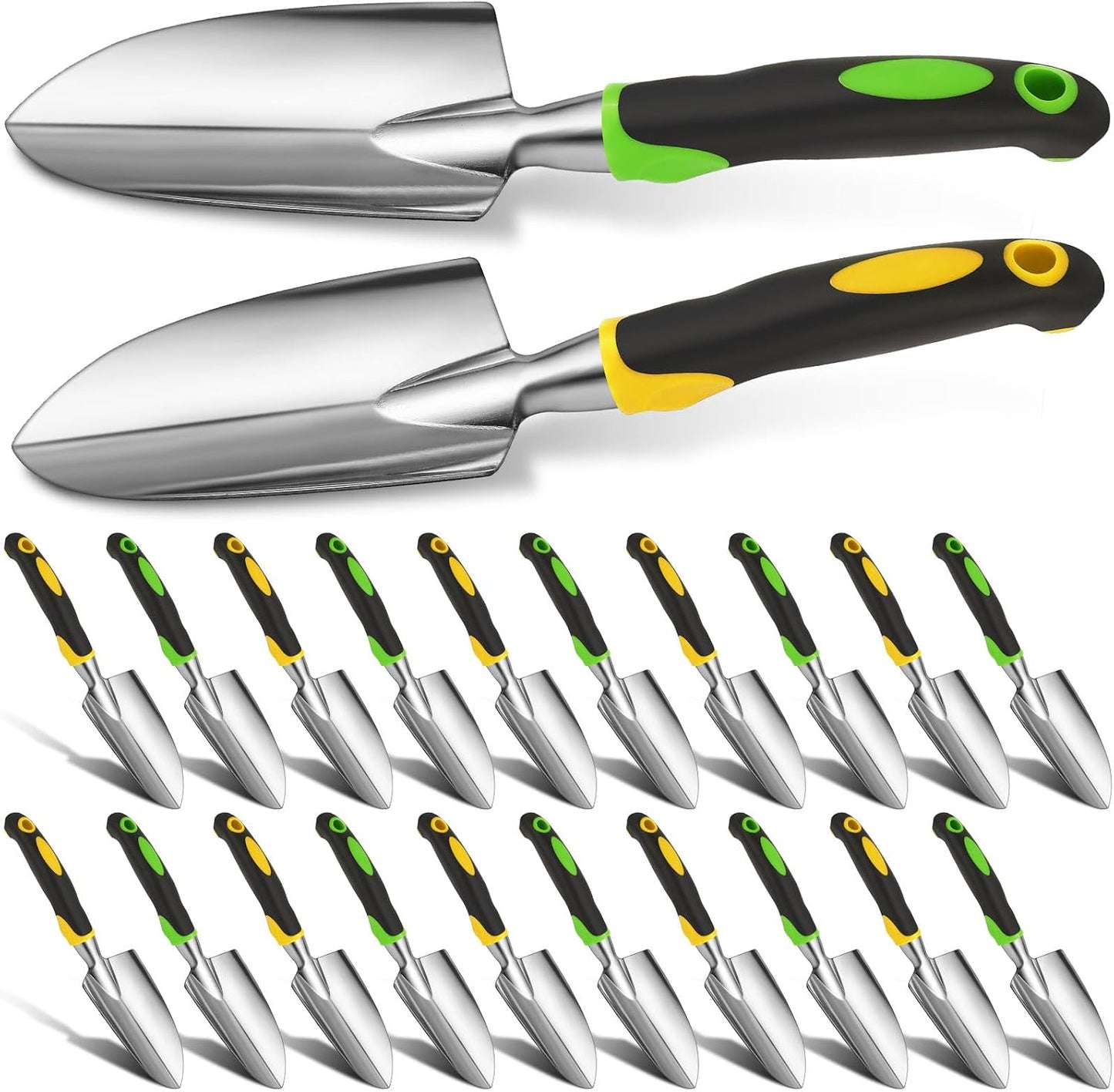 Pala jardín aluminio resistente mango TPR suave