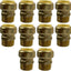 10 Uds Adaptador Macho Ajuste a Presión 1