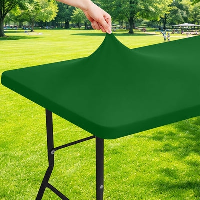 Mantel elástico mesa rectangular 6ft exterior camping