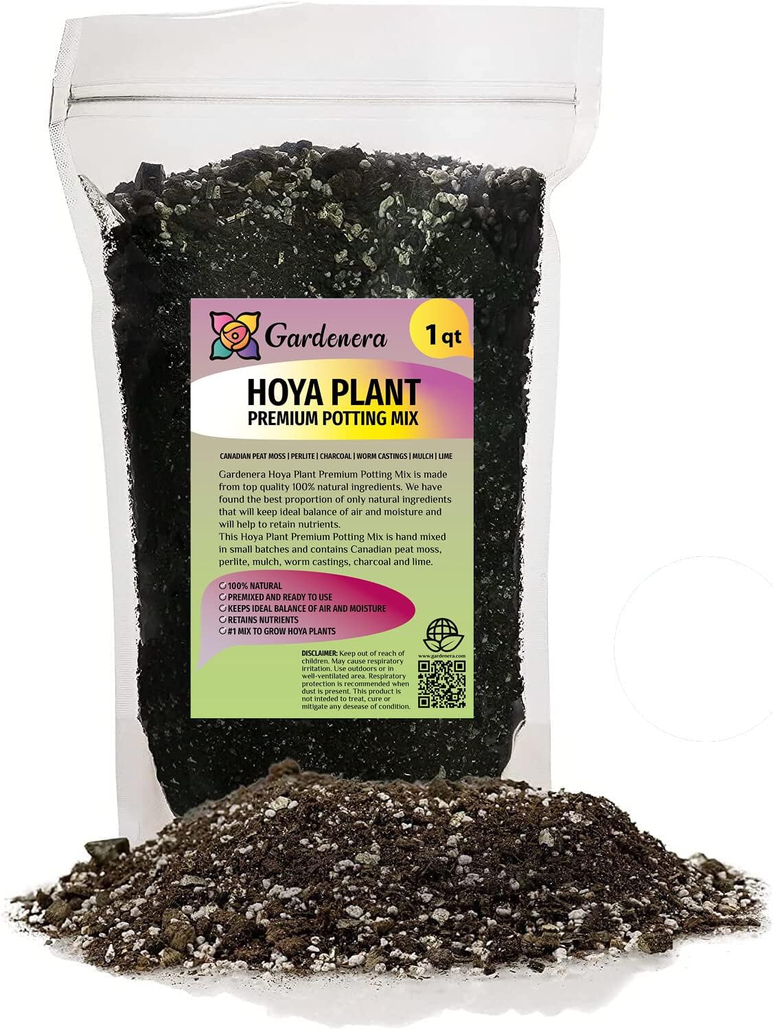 Mezcla para macetas Hoya 1qt sistemas raíces fuertes