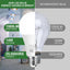 6 Pzas Bombillas LED A19 14W 1500lm E26 cocina dormitorio