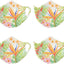 Juego 4 soportes té multicolor 4x3pulg