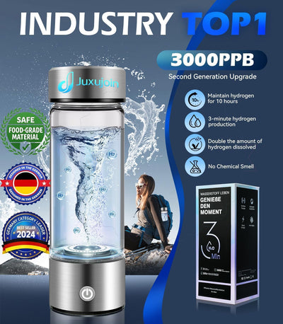 Generador agua hidrógeno 24h doble contenido