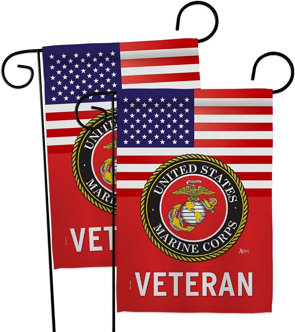 Bandera jardín USMC Semper Fi pack 2 unidades