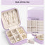 Organiz. joyería viaje estuche anillos aretes collares
