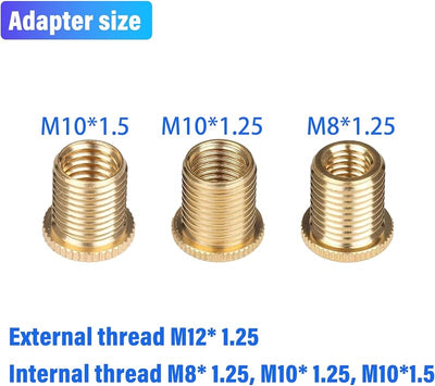 Adaptadores rosca universal para palanca cambios M8-M12
