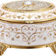 Caja joyas vintage soporte aretes anillos dorados