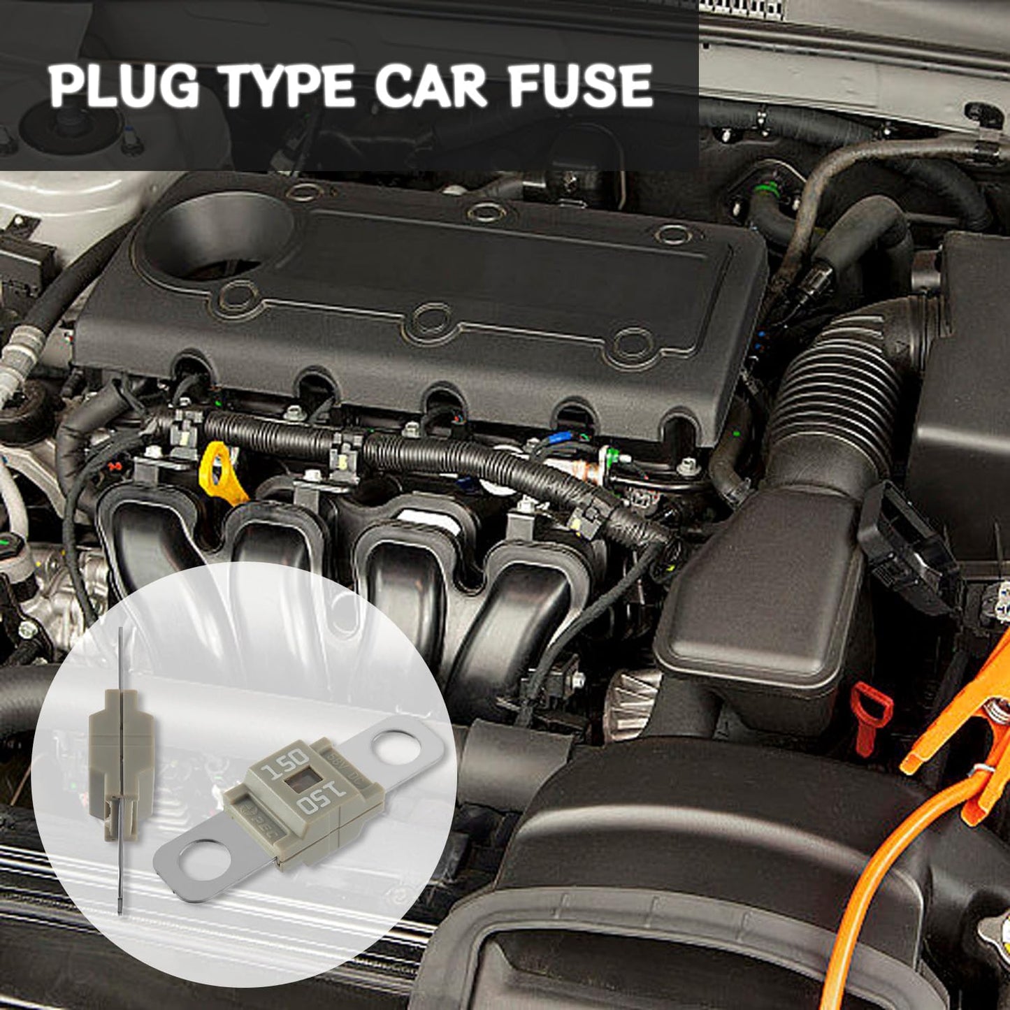 Fusible 150A atornillado para autos camiones paquete 3