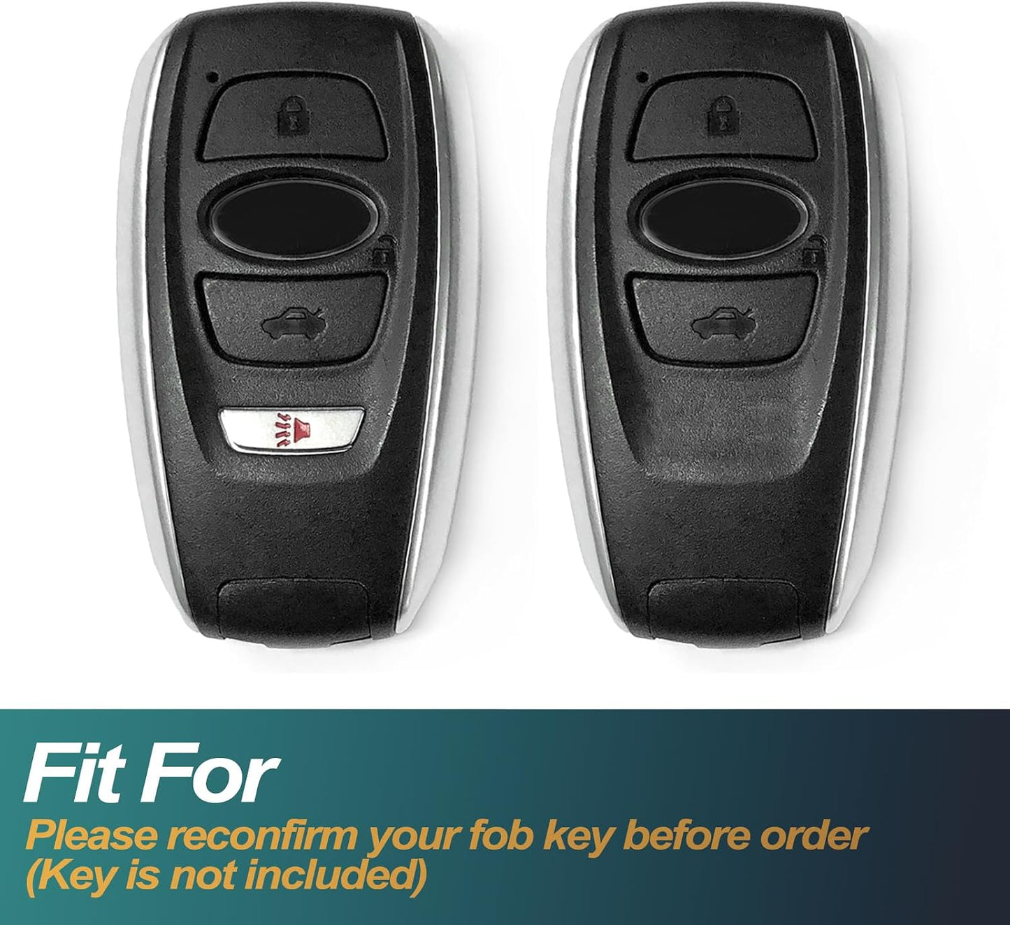 Funda llavero compatible Subaru negro TPU
