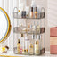Organiz. baño 3 niveles estante cosméticos gris
