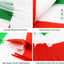 Banderín cuerda Italia 38 pzas 42ft para decoración fiesta
