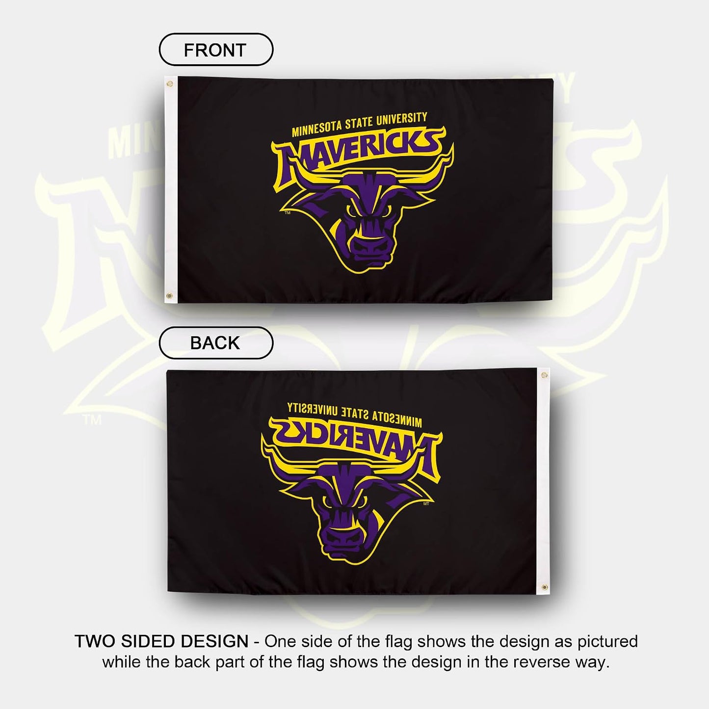 Bandera Mavericks 3x5ft tela poliéster duradera