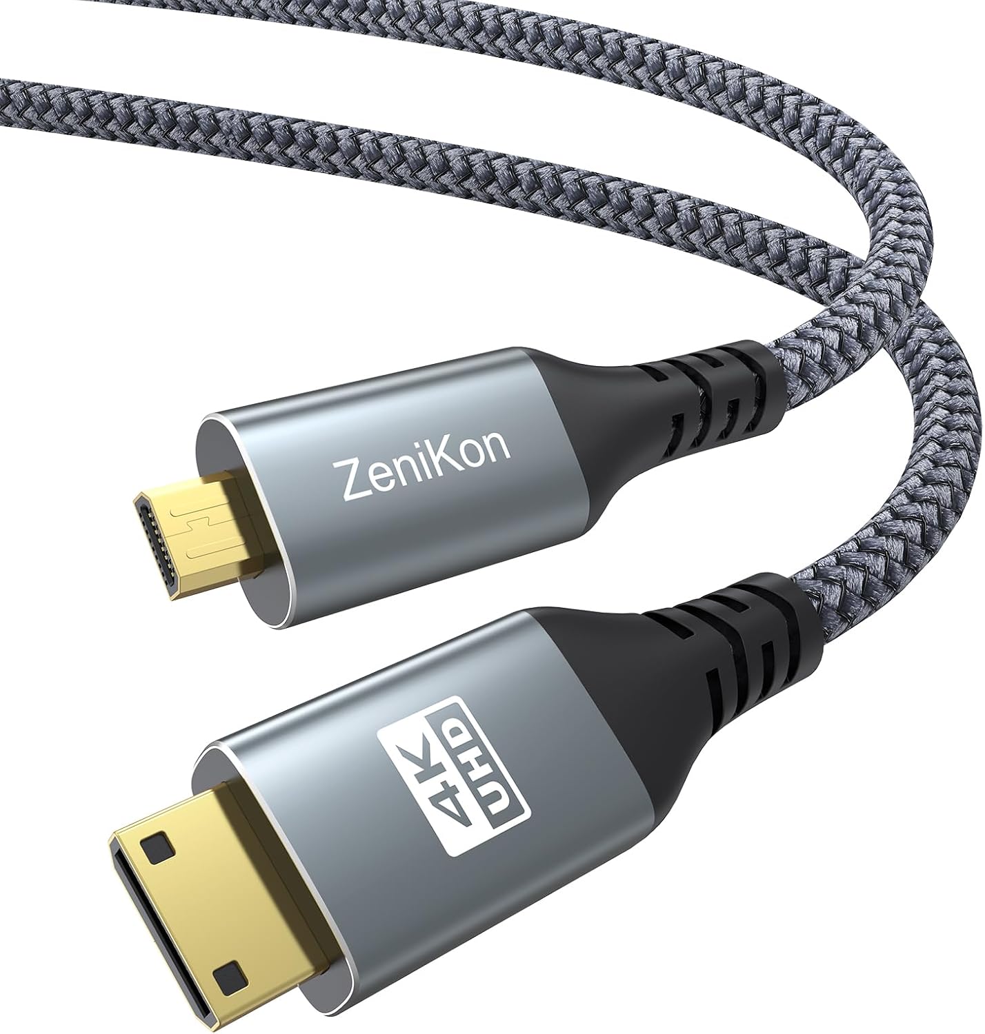 Cable micro HDMI a mini HDMI 4K 6 pies para Raspberry Pi